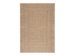 Alfombra con aspecto de yute interior y exterior 140x200 cm