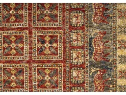 Alfombra De Salón^Alfombra con bordes de estilo oriental 60x130 cm Multi Beatrice Rojo