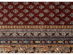Alfombra con bordes de estilo oriental 240x290 cm Rojo Multi Beatrice