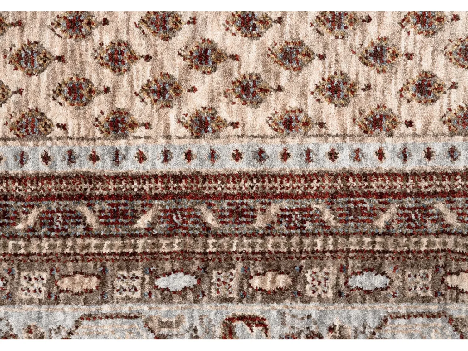 Alfombra De Salón^Alfombra con bordes de estilo oriental 180x280 cm multi Beatrice Beige