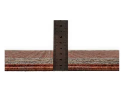 Alfombra con bordes de estilo oriental 40x60 cm Multi Beatrice Rojo