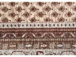 Alfombra De Salón^Alfombra con bordes de estilo oriental 120x180 cm multi Beatrice Beige