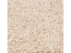 Alfombra De Cocina|Alfombra Redonda^Alfombra Crema 120 x 120 cm Polipropileno Blanco