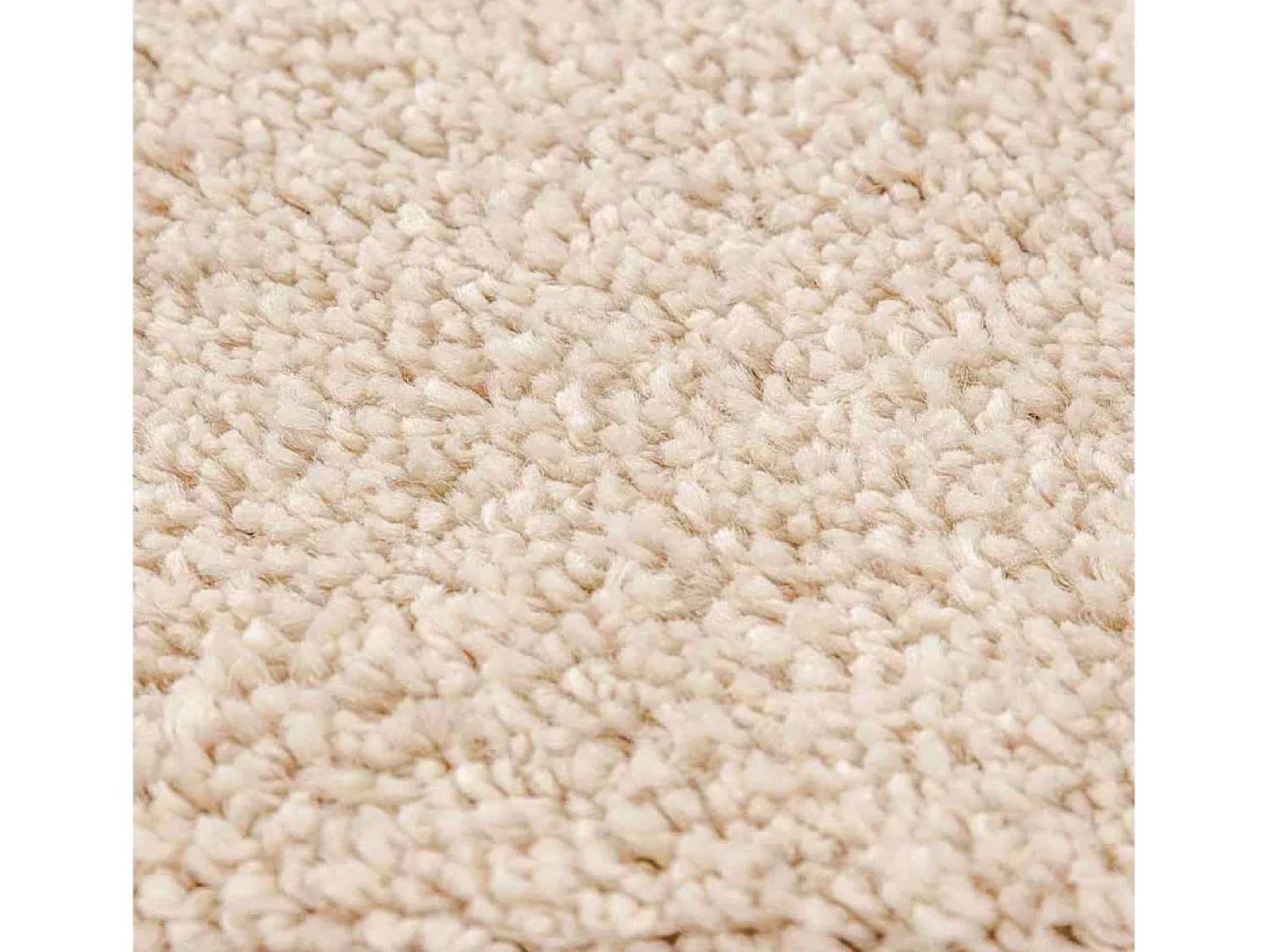 Alfombra De Cocina|Alfombra Redonda^Alfombra Crema 120 x 120 cm Polipropileno Blanco