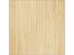 Alfombra cuadrada bambú color natural claro 100x100 cm