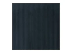 Alfombra cuadrada bambú gris 100x100 cm