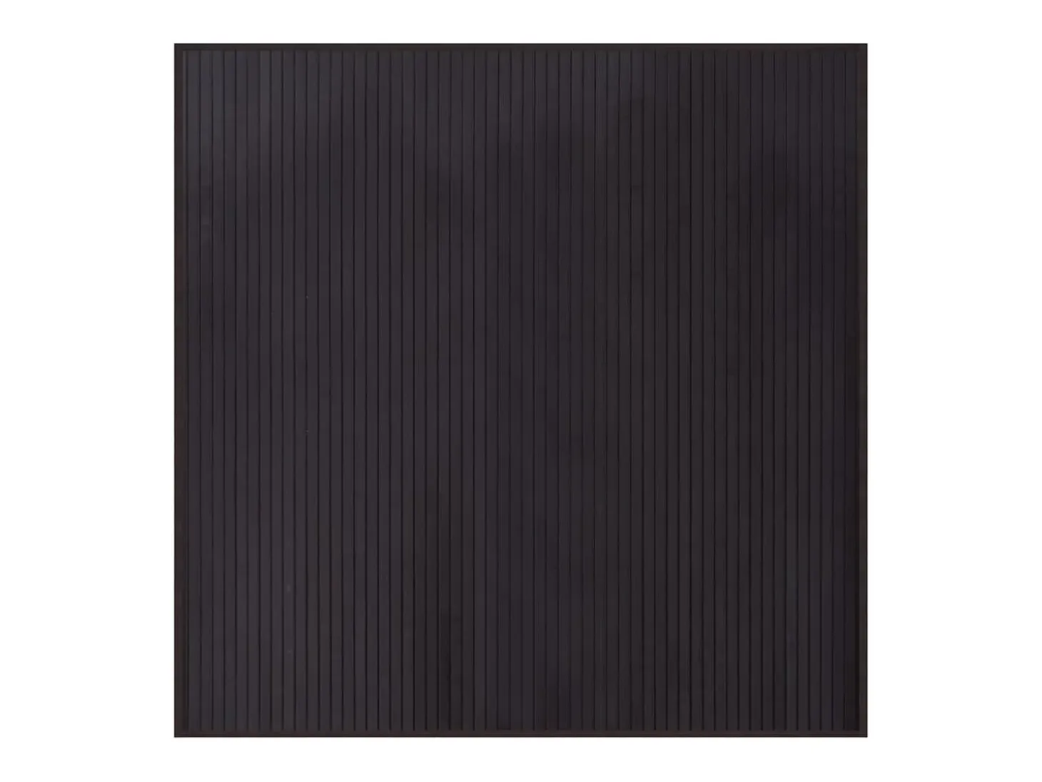 Alfombra cuadrada bambú marrón oscuro 100x100 cm