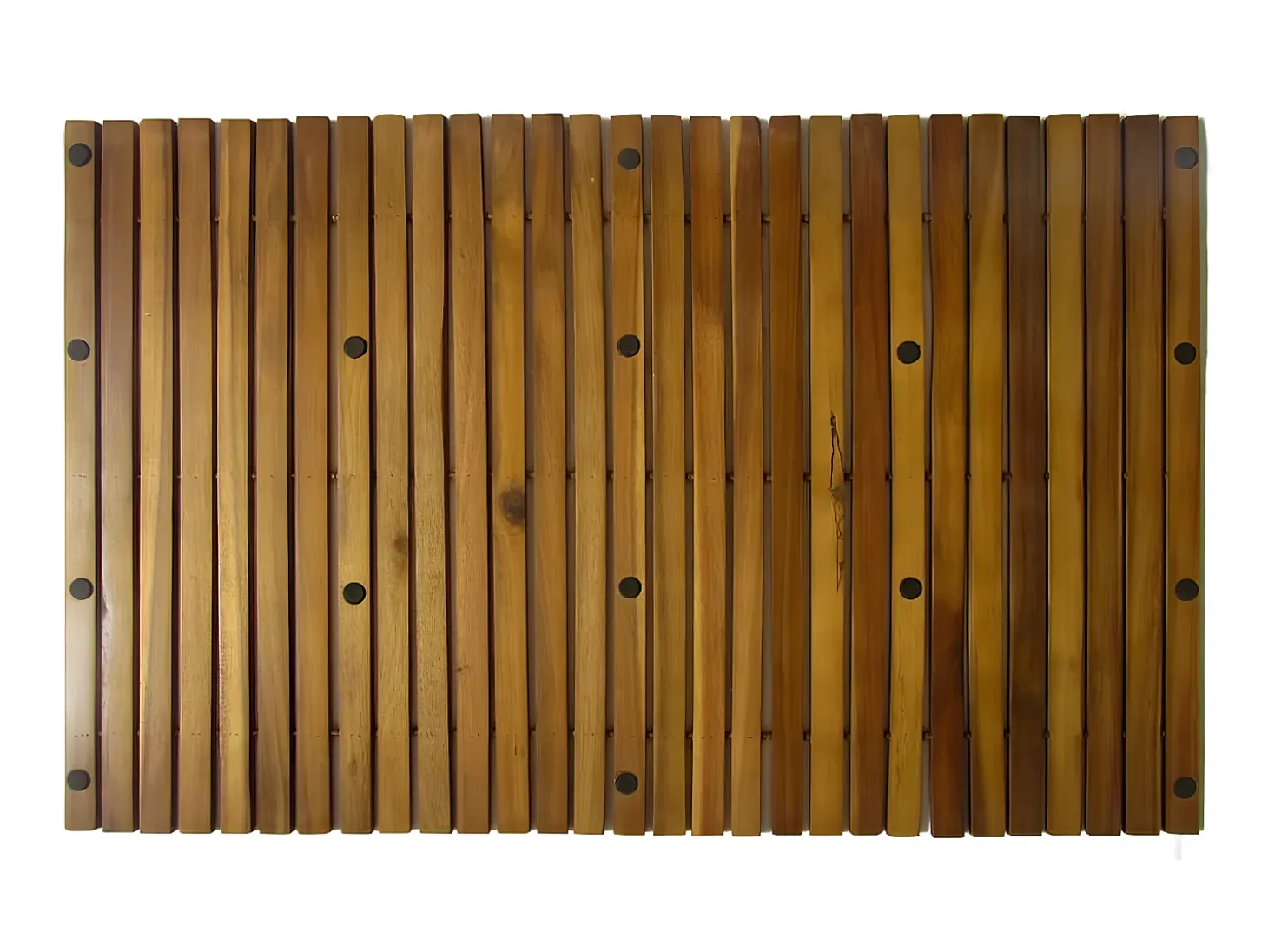 Alfombra de acacia para el baño, 80 x 50 cm ES187778