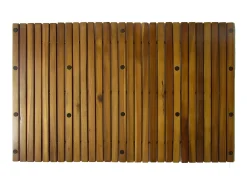 Alfombra de acacia para el baño, 80 x 50 cm ES187778