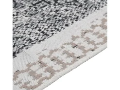 Sale Clicnbuy Alfombra de algodón negra y 120x180 cm Gris