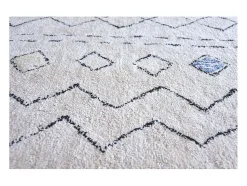 Discount The Rug Republic Alfombra de algodón Seabert 230 x 160 cm Beige