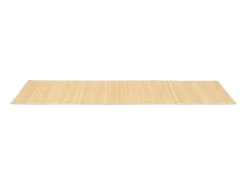 Alfombra De Salón^Alfombra de bambú natural de 80x200 cm con soporte antideslizante Beige