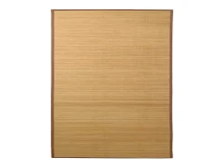 Alfombra De Cocina^Alfombra de bambú 160x230 cm Marrón Marru00f3n