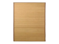 Alfombra De Cocina^Alfombra de bambú 160x230 cm Marrón Marru00f3n