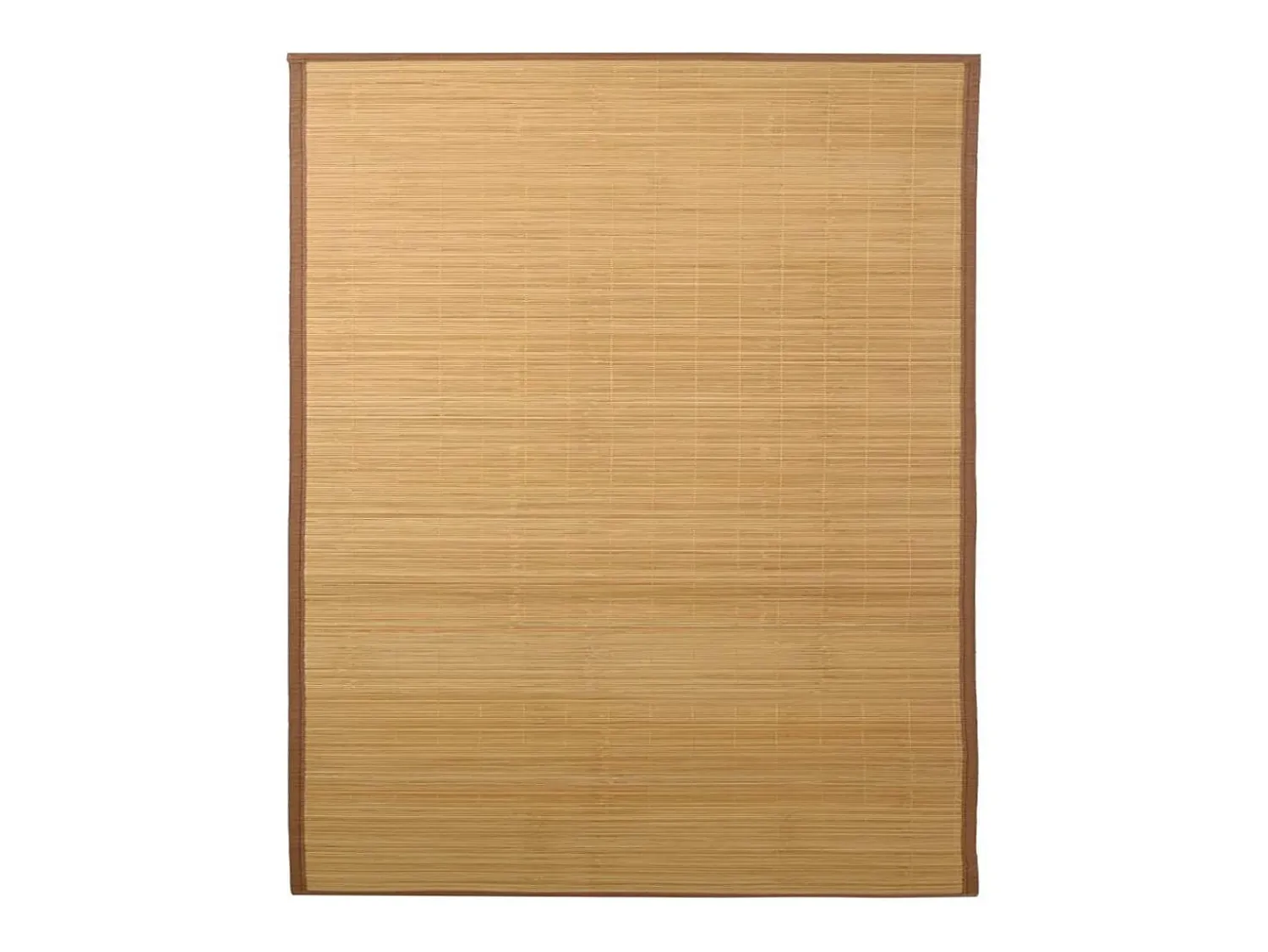 Alfombra De Cocina^Alfombra de bambú 160x230 cm Marrón Marru00f3n