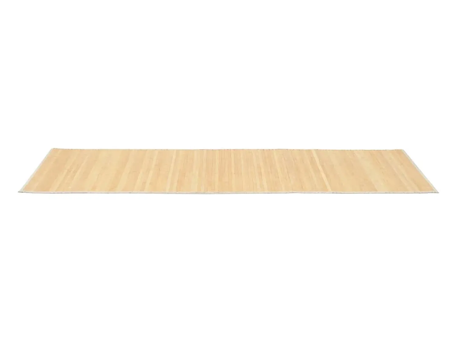 Alfombra De Cocina^Alfombra de bambú 80x200 cm Natural Beige