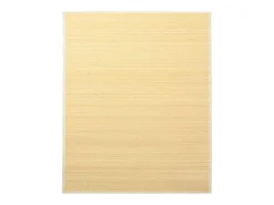 New Alfombra de bambú 160x230 cm Natural Marru00f3n