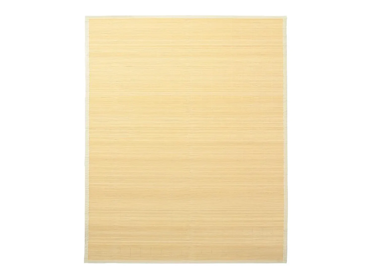 New Alfombra de bambú 160x230 cm Natural Marru00f3n