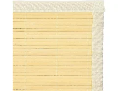 New Alfombra de bambú 160x230 cm Natural Marru00f3n