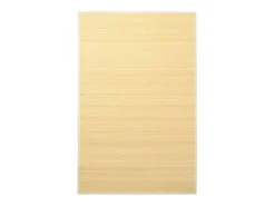 Alfombra De Cocina^Alfombra de bambú 100x160 cm Natural Marru00f3n