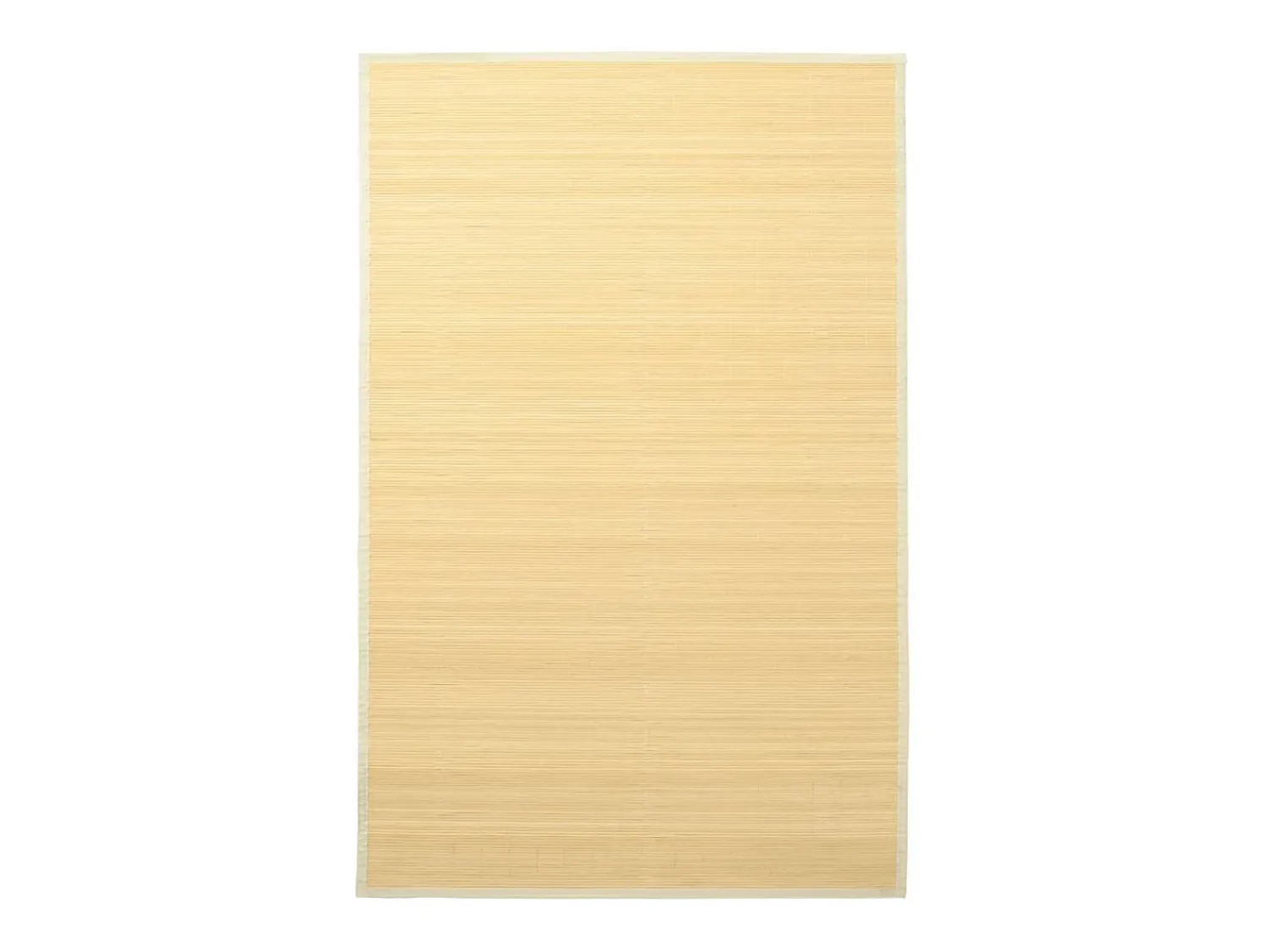 Alfombra De Cocina^Alfombra de bambú 100x160 cm Natural Marru00f3n