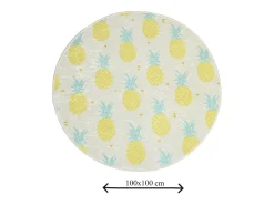 Alfombra de baño Ananas DJT Çap Multicolor