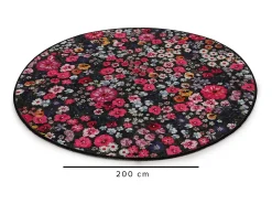 Alfombra de baño Antoryum Circle Djt 200 multicolor