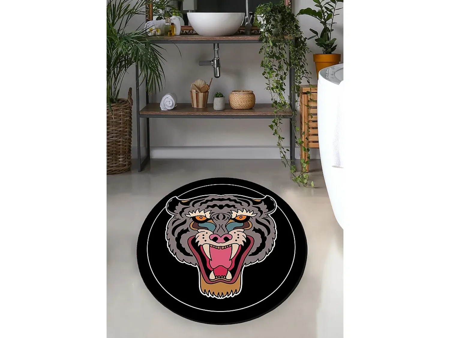 Alfombra De Baño|Ropa De Cama^Alfombra de baño Black Woods 120 Multicolor