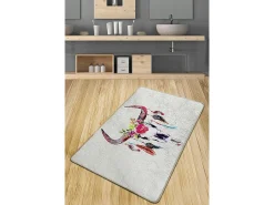 Alfombra de baño Cervo Djt (80 x 100) multicolor