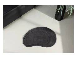 ebuy24 Alfombra De Baño|Ropa De Cama^Alfombra de baño de piedra 75x50cm oscuro. Gris