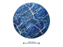 Alfombra de baño Denim DJT (100 cm) multicolor