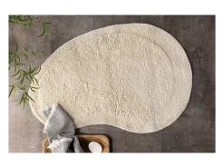 Clearance ebuy24 Alfombra de baño Elvis 85x60cm . Beige