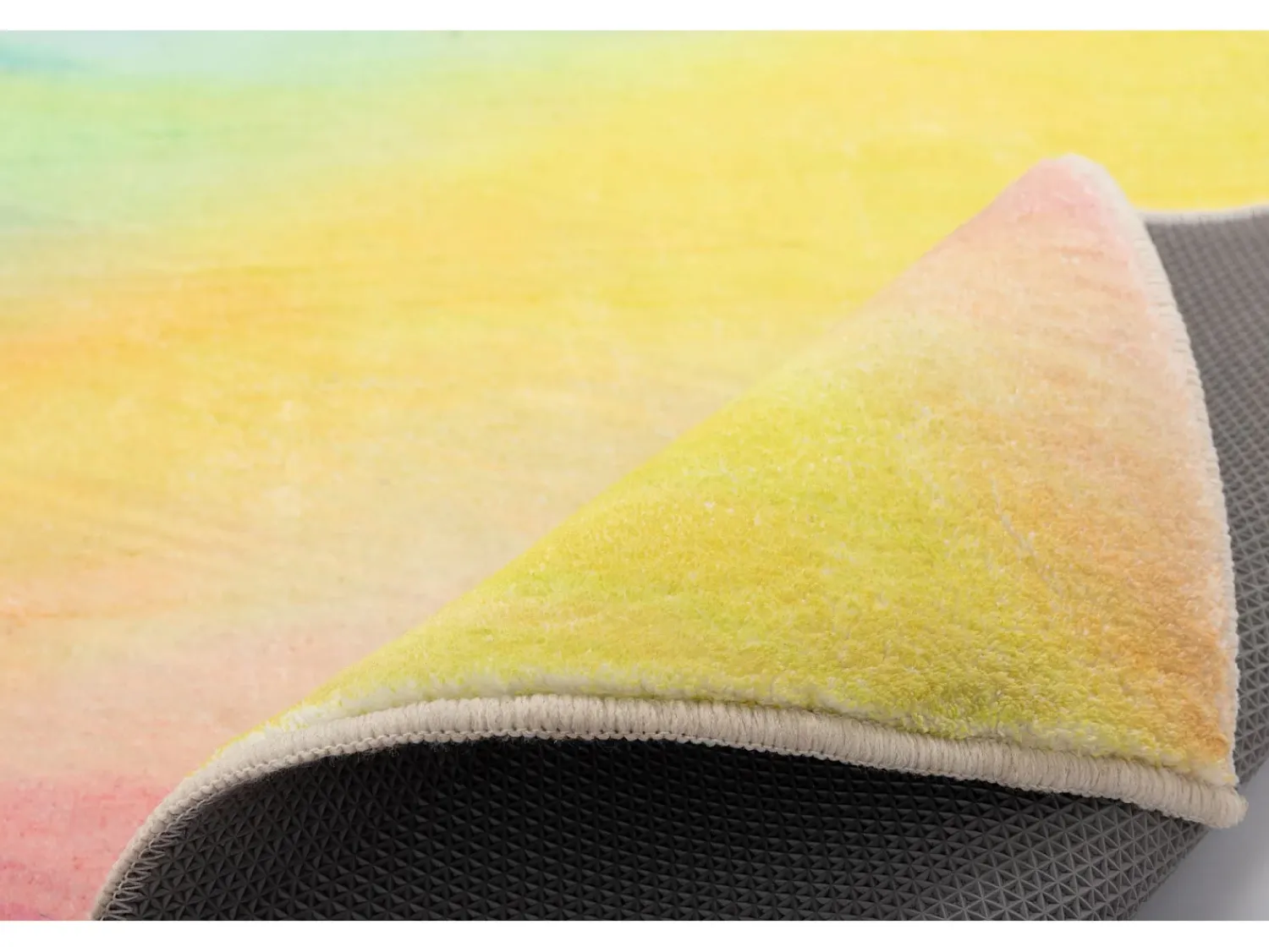 Discount Alfombra de baño estampada con pelo suave 60x100 cm Colorido Ariella Multicolor