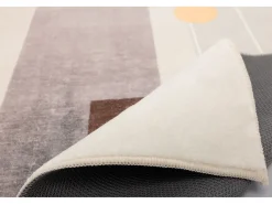 Alfombra de baño estampada con pelo suave 50x60 cm Gris multi Ariella
