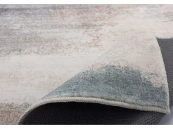 Alfombra de baño estampada con pelo suave 70x120 cm Beige multi Ariella