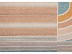 Sale Alfombra de baño estampada con pelo suave 50x60 cm Colores pastel Ariella Multicolor