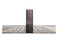 Outlet Alfombra de baño estampada con pelo suave 50x60 cm multi Ariella Gris
