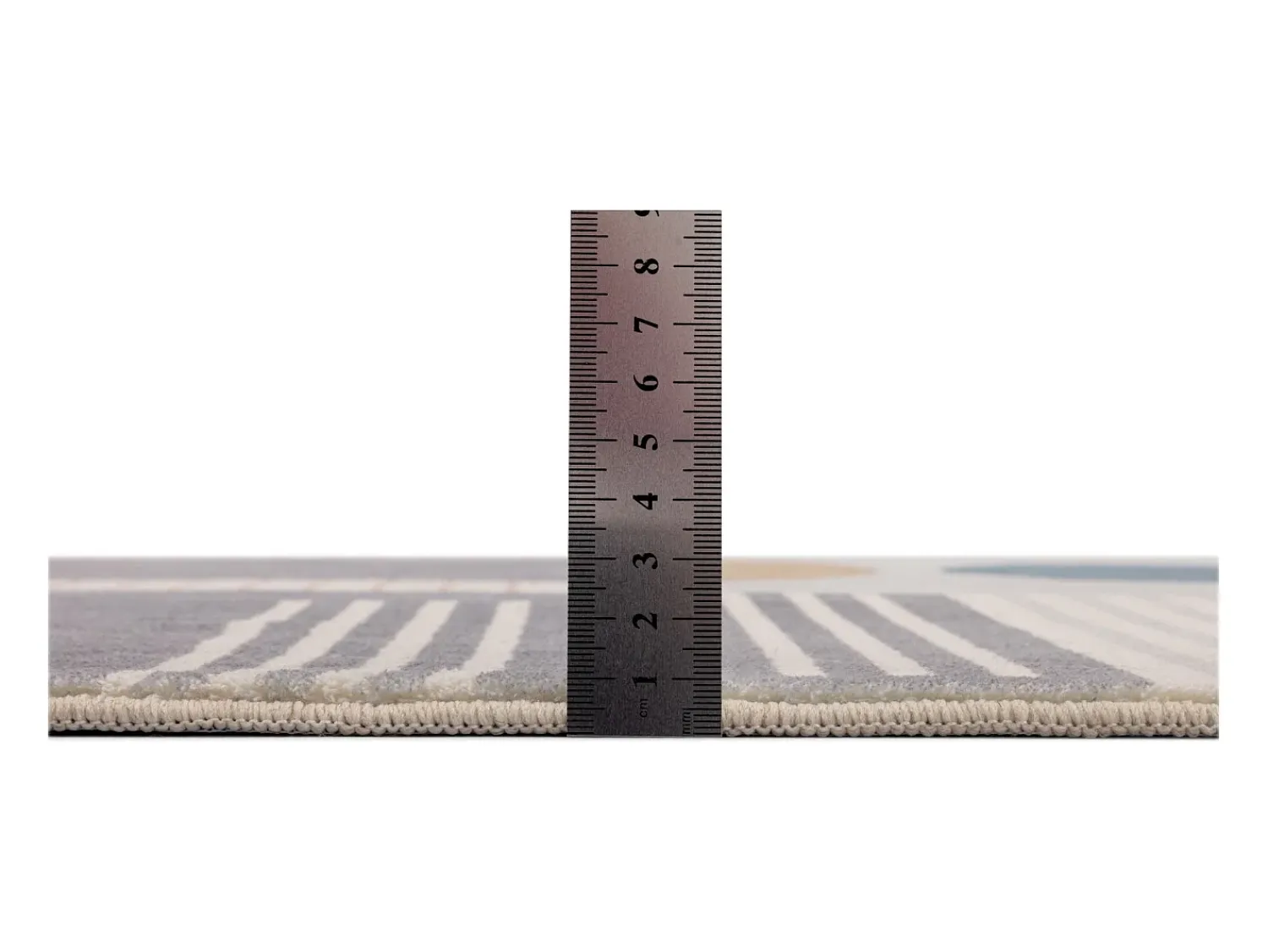 Outlet Alfombra de baño estampada con pelo suave 50x60 cm multi Ariella Gris
