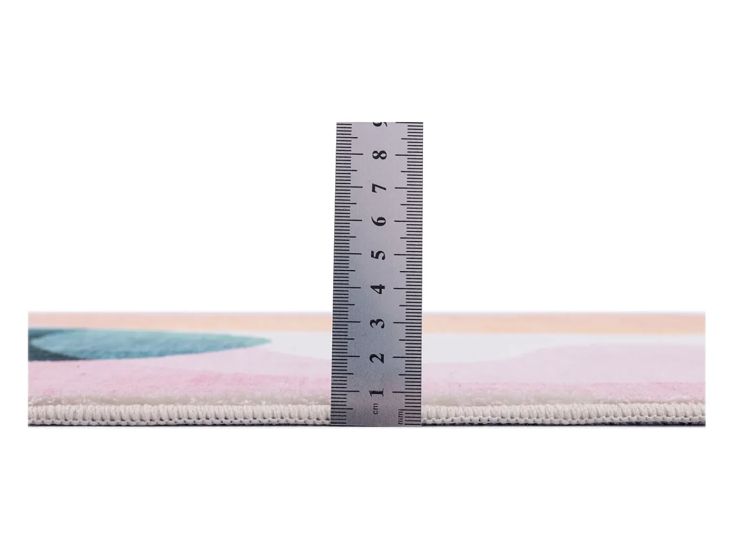Best Alfombra de baño estampada con pelo suave 70x120 cm Colorido Ariella Multicolor