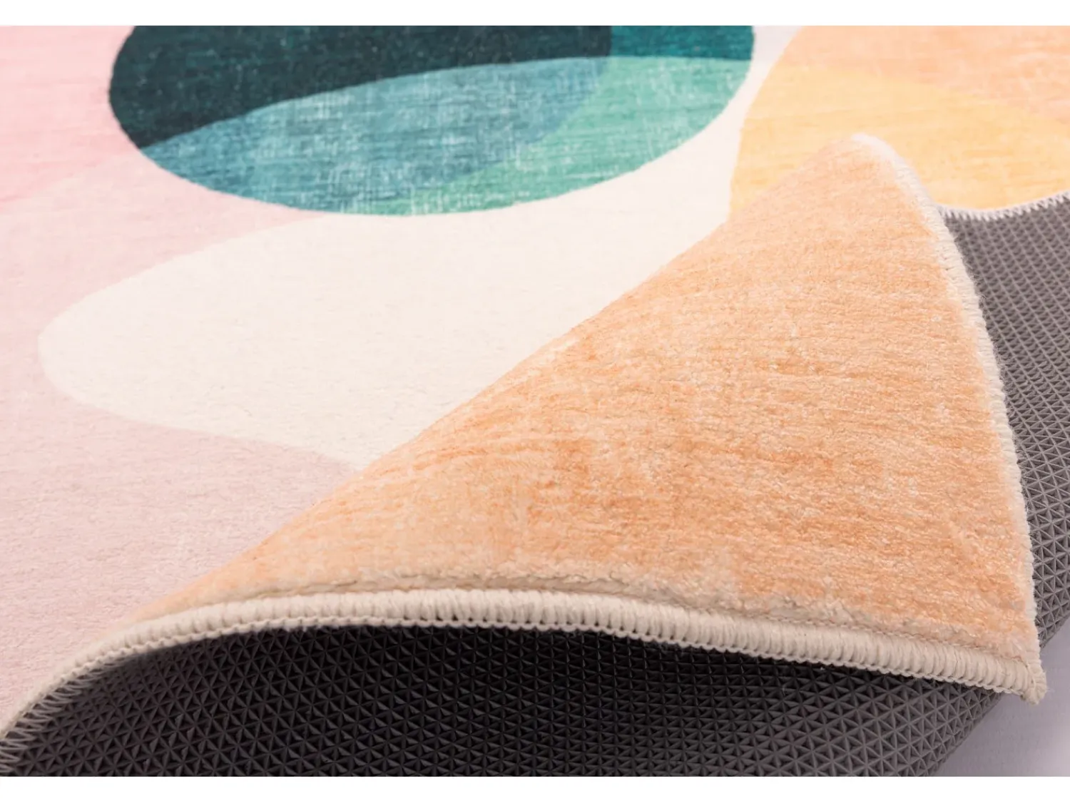 Best Alfombra de baño estampada con pelo suave 70x120 cm Colorido Ariella Multicolor