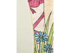 Outlet Alfombra de baño Flowerpot DJT Multicolor