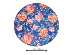 Alfombra De Baño|Ropa De Cama^Alfombra de baño Flowers DJT Multicolor