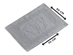 Alfombra de baño Foet gris