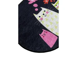 Alfombra de baño Four Cats Djt (80 x 100) multicolor
