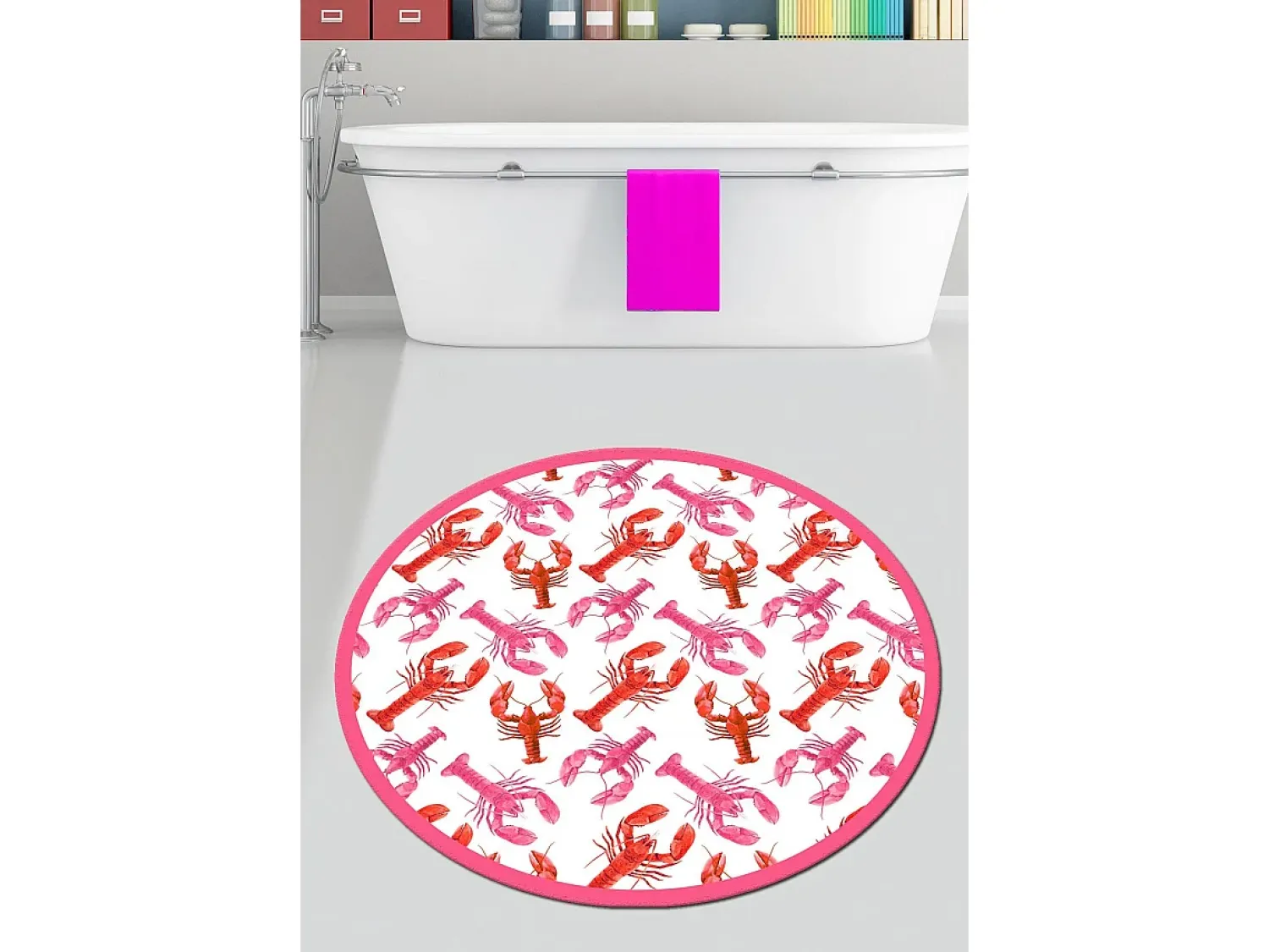 Best Alfombra de baño Homard Djt (80 cm) Multicolor