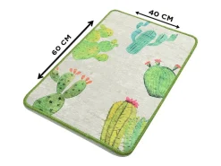 Alfombra de baño Kaktüs DJT (40 x 60) multicolor