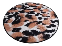 Best Alfombra de baño Leopard DJT Multicolor