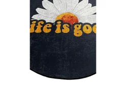 Alfombra de baño Life Is Good Djt (100 cm) multicolor
