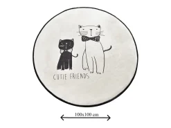Alfombra de baño Little Cats DJT multicolor