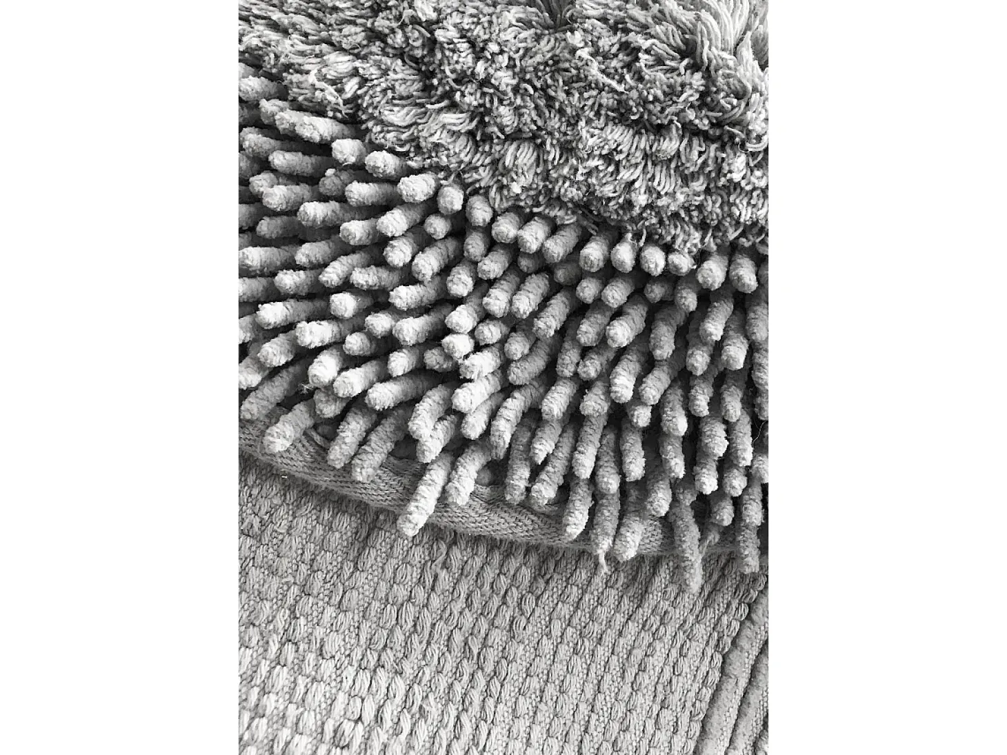 Alfombra de baño Macoroni gris
